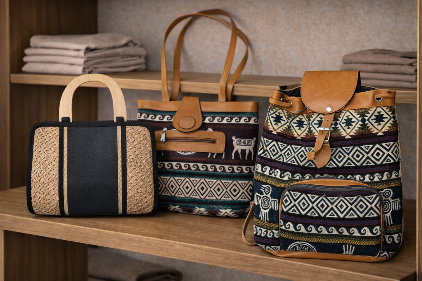 3 Hat Assortment — Handbags & backpack