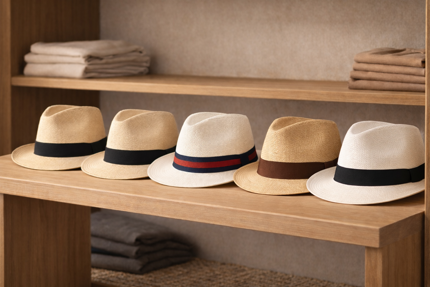 5 Hat Assortment — Core Classics & Porcelain Mix